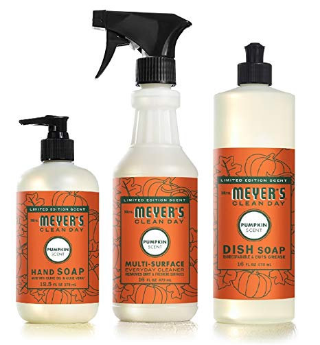 Mrs. Meyers Clean Day Pumpkin Kitchen Basics Set