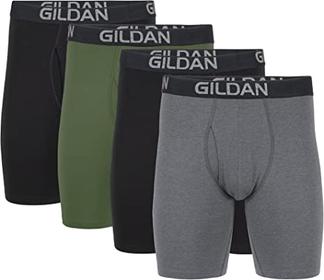 Gildan Men's Cotton Stretch Boxer Briefs, Multipack