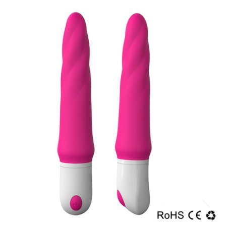 Aphrodite's Vibrator - Waterproof - 7 Stimulation Modes - Made of Medical Grade Silicone - Lifetime Guarantee - Quiet yet Powerful - Best for Men, Women or Couples - Discreet Packaging(1019-Pink)