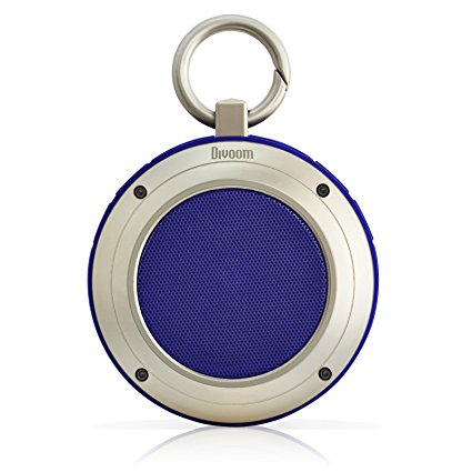 Divoom Voombox travel 3 Bluetooth wireless speaker with Ultra Rugged portable design and Water Resistant feature.Build-in Speakerphone for hands free calling(Blue)