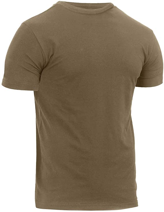 ROTHCO Athletic Fit Solid Color Military T-Shirt