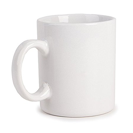 Darice 20 oz Coffee Mug, White