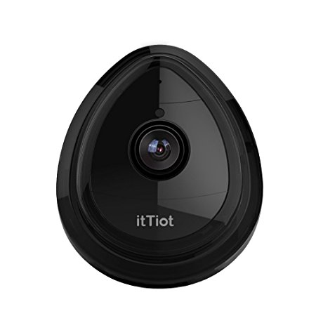 itTiot Wireless IP Camera, WiFi Security 720P Home IP Camera for Pet Monitor with Built-in Microphone, One Way Audio, Day Vision Only (Black)