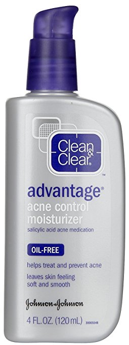 Clean & Clear Advantage Oil, Free Acne Moisturizer - 4 oz