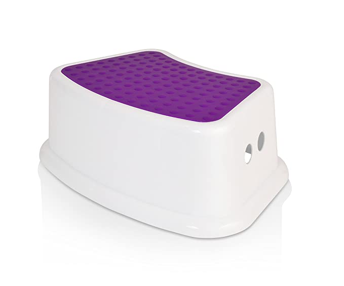 Kids Best Friend Purple Step Stool, Take It Along in Bedroom, Kitchen, Bathroom and Living Room Toy Room, Great For Potty Training, ideal Gift
