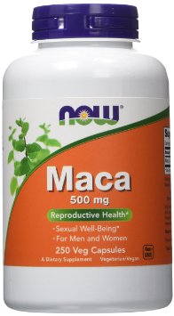 NOW Foods Maca 500mg 250 Vcaps