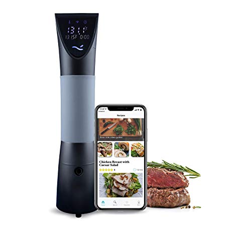 Nise Wave Sous Vide, 1200W Waterproof Immersion Circulator, with Wifi and Touch Control