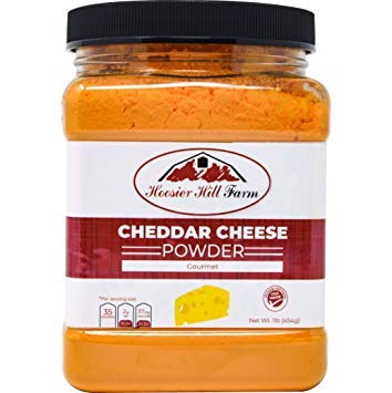 Cheddar Cheese Powder by Hoosier Hill Farm, 1 lb (Two Pack)