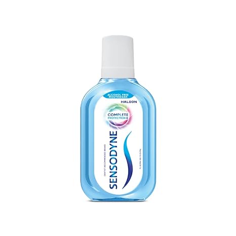 Sensodyne Mouthwash Complete Protection , All in One Mouth Wash for Sensitivity Protection, Strong teeth and lasting freshness, Pack of 100ml