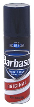 Barbasol Shaving Cream 2.25 Ounce (12 Pieces) Original (66ml)