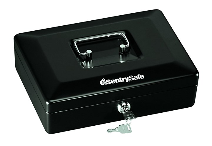 SentrySafe CB10 Small Cash Box (Black)