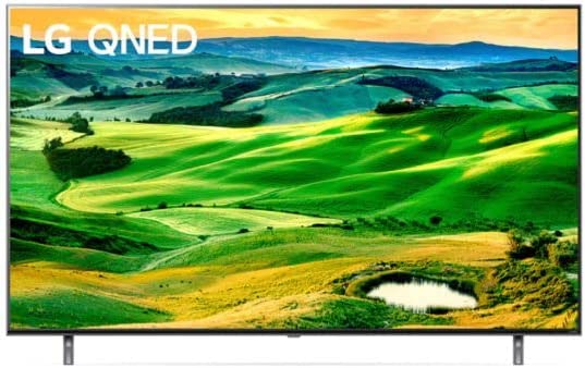 LG QNED 80 Series 55” Alexa Built-in 4K Smart TV (3840 x 2160), 120Hz Refresh Rate, AI-Powered 4K, Dolby Cinema, WiSA Ready, Cloud Gaming (55QNED80UQA, 2022)