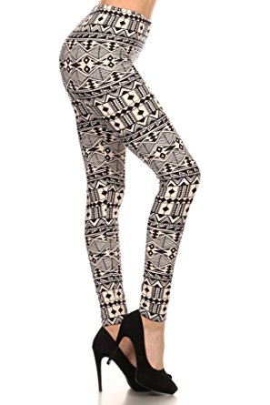 Ultra Soft Printed Leggings for Women - Premium Quality - Regular and Plus Sizes - 20 Designs by NYFC