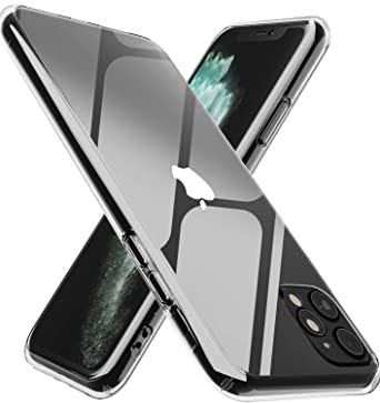 Amazon Basics Ultra Hybrid Clear Camera Protection Back Cover Case for iPhone 11 Pro Max - (Polycarbonate|Transparent)