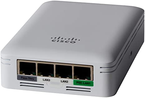 Cisco Business 145AC Wi-Fi Access Point, 802.11ac, 2x2, 4 GbE Ports, PoE, Wall Plate, Limited Lifetime Protection (CBW145AC-A-CA)