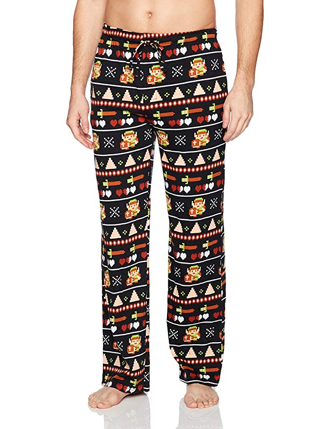 Nintendo Men's Zelda Pajama Bottom with Link Tin