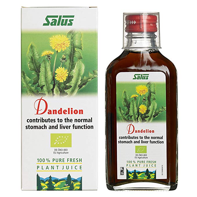 Salus Dandelion Organic 100% Pure Fresh Plant Juice 200ml