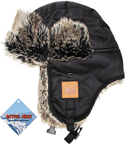 KBETHOS Winter Trooper Trapper Hunting Hat Bomber Aviator Winter Cap