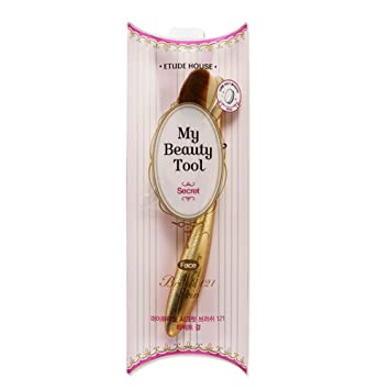 ETUDE HOUSE My Beauty Tool Secret Brush #121 Perfect Skin | Oval-Shaped Brush with Unique Design for Base and Coverage Makeup Making Process Easier Even for Beginners