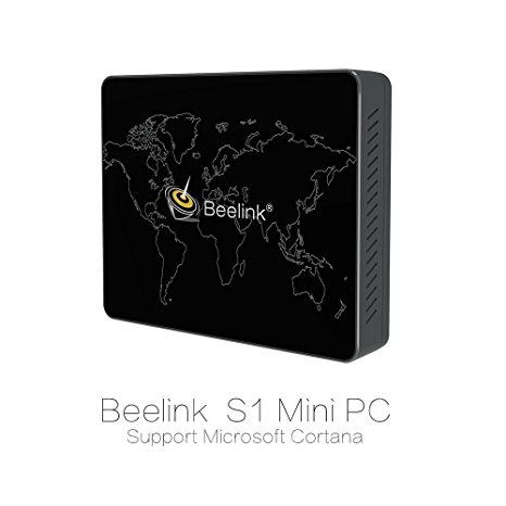 Beelink S1 Mini PC Intel Celeron N3450 Quad-core 64bit 4GB RAM   64GB ROM HD Graphics 500 Dual-Band Wifi Bluetooth 4.0 Voice Control / Type-C Port Windows 10 MINI PC