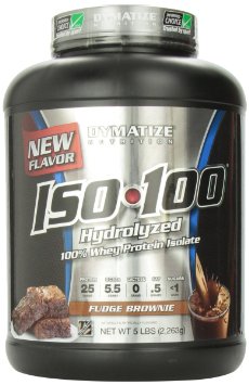 Dymatize Nutrition ISO-100 Fudge Brownie 5 Pound