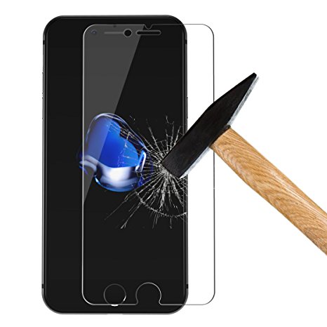 iPhone 7 Plus Screen Protector, CHOETECH Apple iPhone 7 Plus 2.5D Round Edge 0.3mm Anti-scratch Tempered Glass Screen Protector for iPhone 7 Plus , 9H Hardness