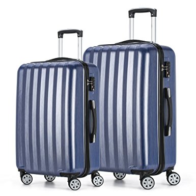Fochier Luggage 2 Piece Set Lightweight Spinner Suitcase with TSA Lock