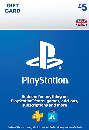 £5 PlayStation Store Gift Card | PSN UK Account [Code via Email]