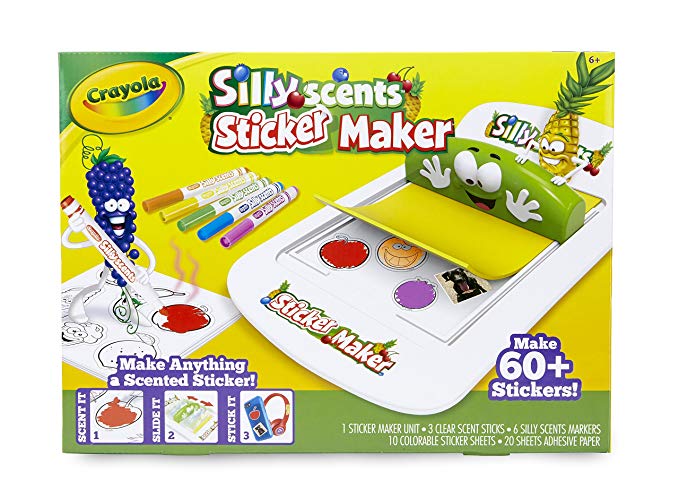 Crayola Silly Scents Sticker Maker, Gift for Kids, Ages 6, 7, 8, 9