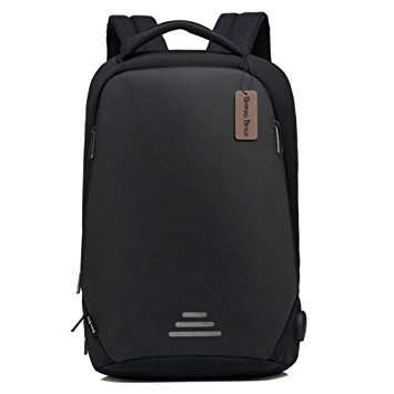 Bronze Times(TM) Men Business Laptop Backpack 15.6", Anti-Theft Travel Backpack