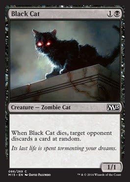 Magic The Gathering - Black Cat (086/269) - Magic 2015