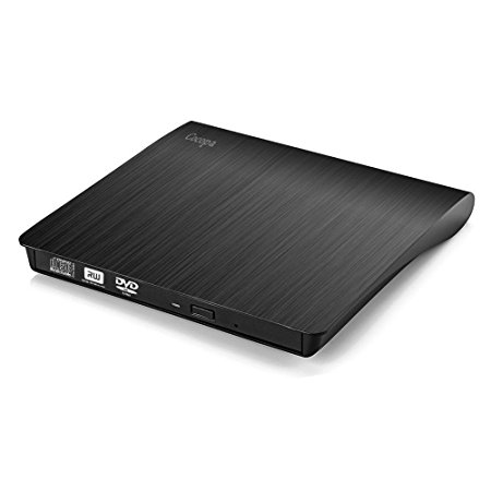 Cocopa External CD Drive, USB 3.0 Ultra Slim External CD DVD Storage Drive, External DVD Writer/ Burner CD DVD RW DVD ROM Drive, Superdrive For High Speed Data Transfer for Laptop