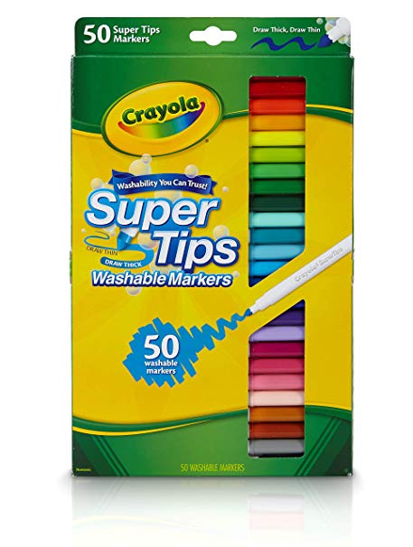 Crayola 50 Washable Supertips