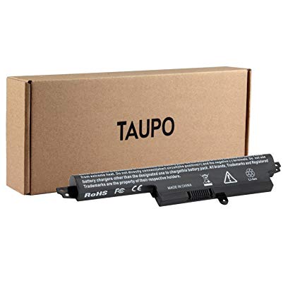 TAUPO New Laptop Battery for ASUS VivoBook X200M X200CA X200MA F200CA 11.6" K200MA K200MA-DS01T A31N1302 A3INI302 A31LMH2 A31LM9H 0B110-00240100E [3-Cell Li-ion ]- 12 Months Warranty