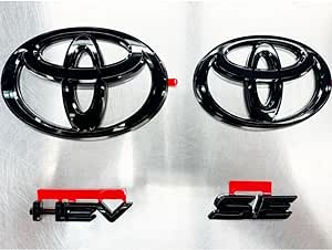 Genuine Toyota 2025 Camry Hybrid (SE Model Only) Blackout Emblem Overlay - PT948-03252-02