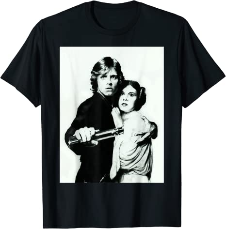 Star Wars Luke Skywalker Princess Leia Twins Graphic T-Shirt