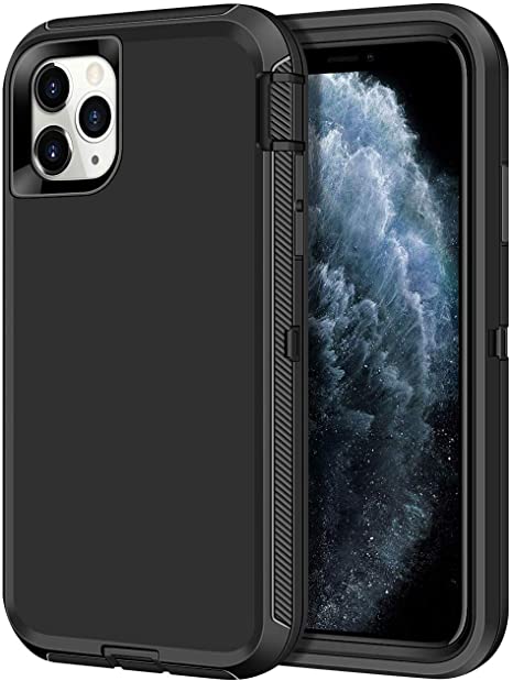 ORIbox Defense Case for iPhone 11 pro max, Shockproof Anti-Fall Protective case, Update Strong Protection, Sports Style, Black