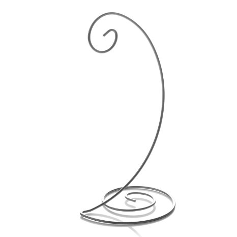 Wendell August Forge Spiral Bottom Ornament Stand, Silver