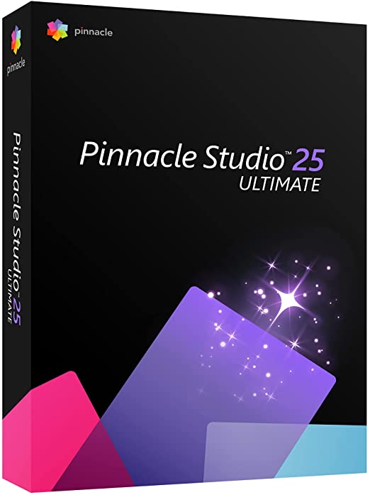 Pinnacle Studio 25 Ultimate | Advanced Video Editing & Screen Recording Software [PC Disc]