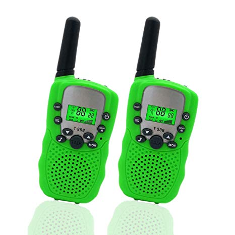 Happy Gift Toys for 4-5 Year Old Boys, Long Range Walkie Talkies for Kids Outdoor Toys Games Gifts for 3-12 Year Old Boys Girls Birthday Presents Gifts(Green)