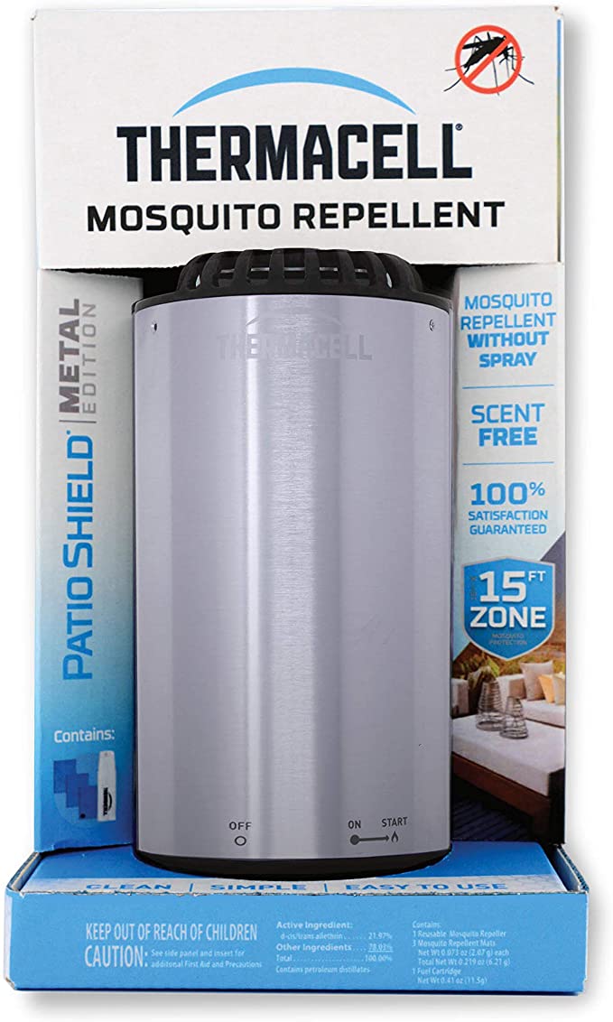 THERMACELL PS-MN PATIO SHIELD MOSQUITO REPELLER BRUSHED N