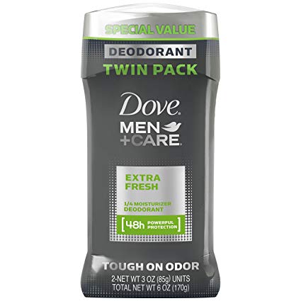 Dove Men Care Deodorant Stick, Extra Fresh 3.0 oz, Twin Pack