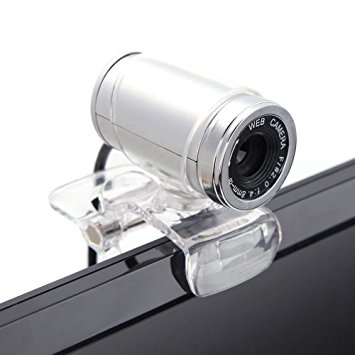 USB 2.0 HD Webcam, Web Cam with MIC Clip-on 360 Degree Video Calling and Recording for Computer Laptop Desktop By Leocam