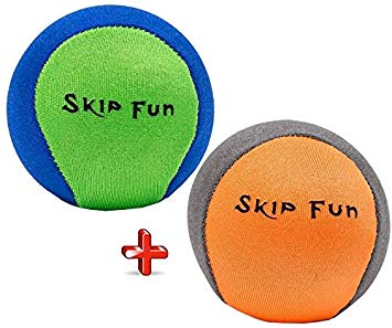 Fun Water Skip Ball Toys - Swimming Toy Games for Pool, Beach, Lake and Surf. Pro Bouncy Balls for Extreme Skipping Fun for Kids and Adults. Best Waterball Sports Bouncing Throw Game for Enjoyment.