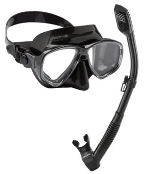 Cressi Snorkeling Gear, Mask Dry Snorkel Set with Bag - Cressi Italian Quality Since 1946