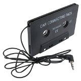 Universal Car Audio Cassette Adapter Black