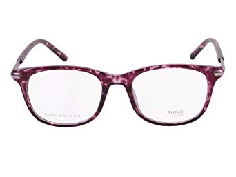 MEDOLONG Women's Asymptotic multifocal Glasses Horn Rimmed Readers Progressive Multifocus Computer Reading Glasses-RG17