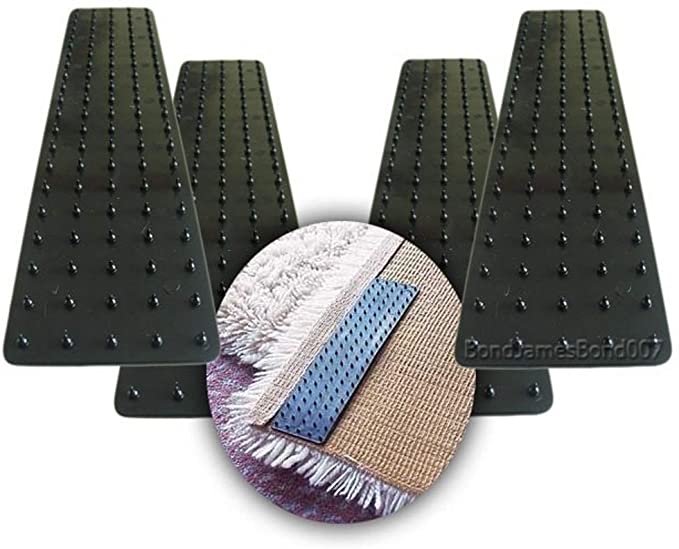 Good Ideas Pk of 4 Self-Stick Anti Slip Carpet Grips (300) - No more slipping rugs or carpets
