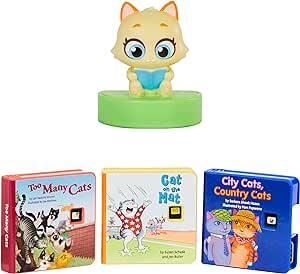 Little Tikes Story Dream Machine Colorful Cats Story Collection, Storytime, Books, Random House, Audio Play Character, Gift and Toy for Toddlers and Kids Girls Boys Ages 3  Years