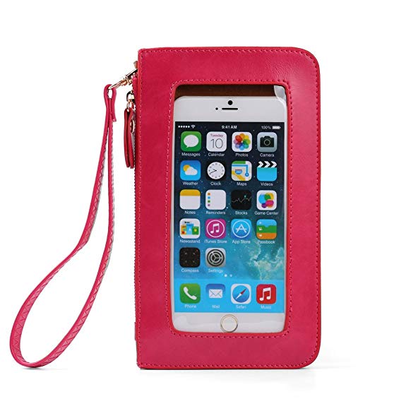 PU Leather Touch Screen Crossbody Bag for Samsung Galaxy S10 5G, S10e, S10 Plus